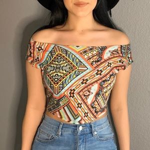 Cute colorful crop top